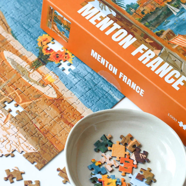 Puzzle Menton 1000 Pièces – Évasion ensoleillée par Ekaterina Zagorska