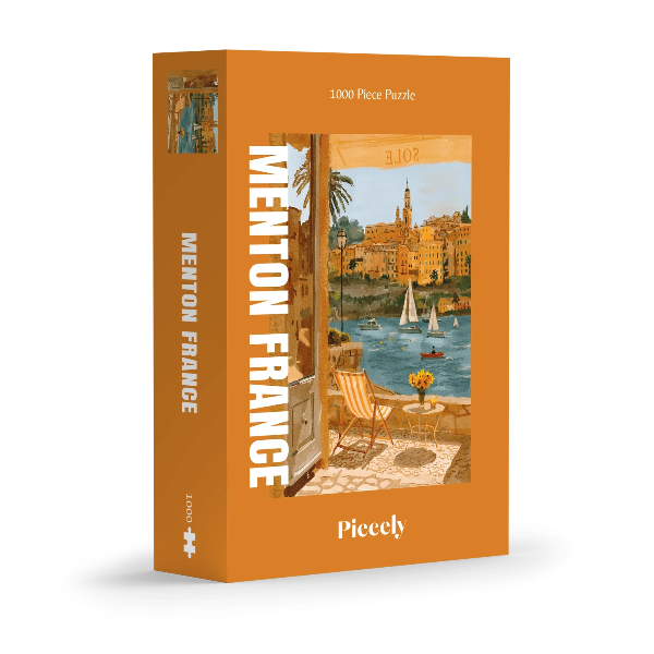 Puzzle Menton 1000 Pièces – Évasion ensoleillée par Ekaterina Zagorska