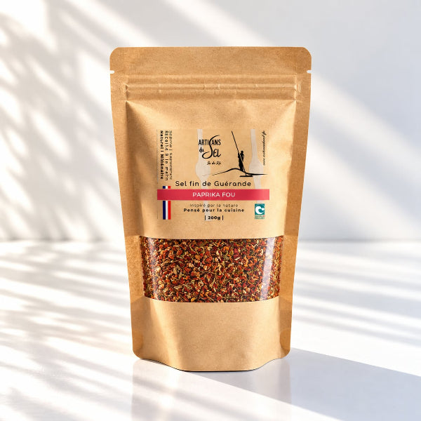 Sel fin de Guérande Paprika Fou – Recharge 200 g