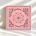 Serviette en papier Bandana rose “Love Me Tender” x20