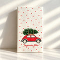 Serviettes en papier « Noël en voiture » x15