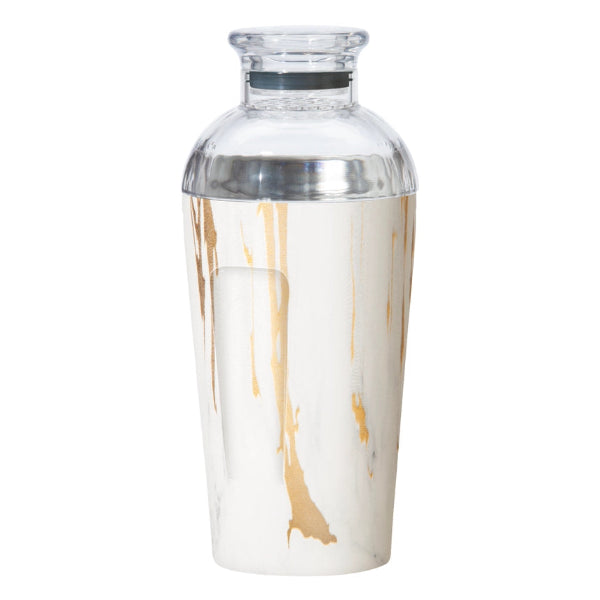Shaker à cocktail double paroi marbre