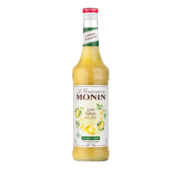 🍋 Rantcho Citron MONIN 70cl – Jus de Citron Sicile Concentré Sans Sucre ✨