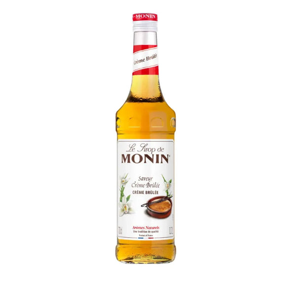 🍮 Sirop Crème Brûlée MONIN 70cl – Saveur Dessert Vanille & Caramel ✨