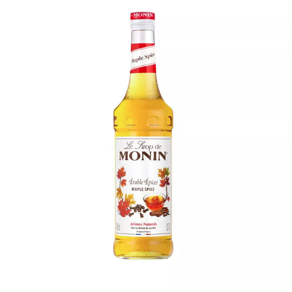 🍁 Sirop Érable Épices MONIN 70cl – Saveur Érable & Cannelle Gourmande ✨