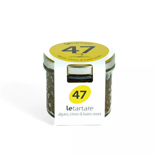 Tartare d'algues, citron & baies roses - Secrets de Famille