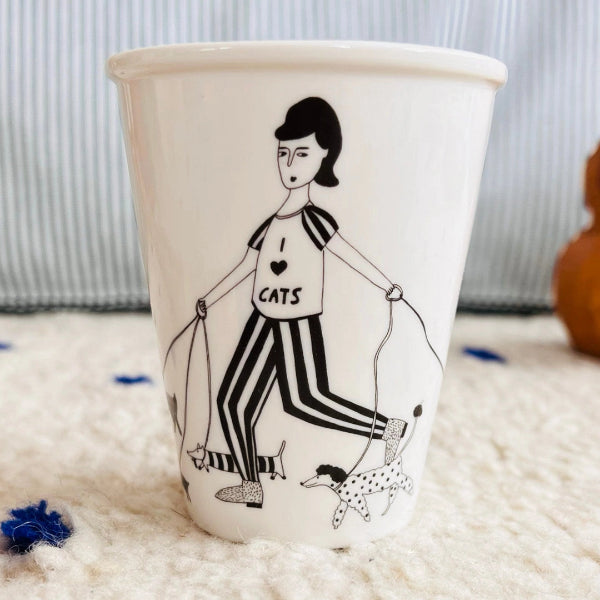 Tasse “I Love Cats” – Illustration Helen B