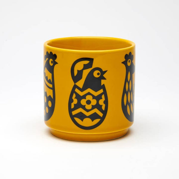 Tasse Hornsea Vintage – Famille Poulet, Design Iconique des Années 60 🇬🇧🤎