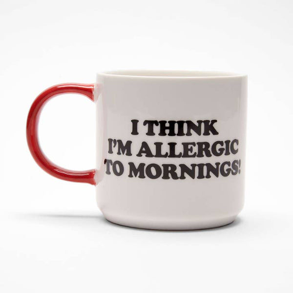 😴 Mug Peanuts – Allergique aux Matins avec Snoopy 🐶