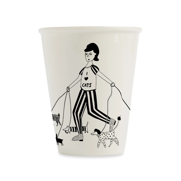 Tasse “I Love Cats” – Illustration Helen B