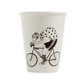 Tasse en porcelaine avec illustration "Speedie" par Helen b