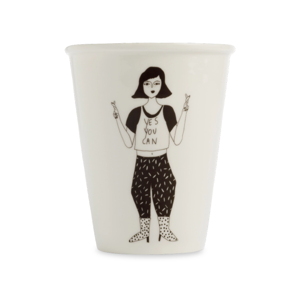Tasse “Yes You Can” – Illustration Helen B