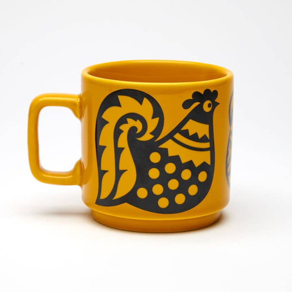 Tasse Hornsea Vintage – Famille Poulet, Design Iconique des Années 60 🇬🇧🤎