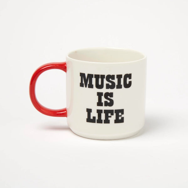 Tasse Snoopy Music is Life ! – Mug Peanuts Original 330 ml