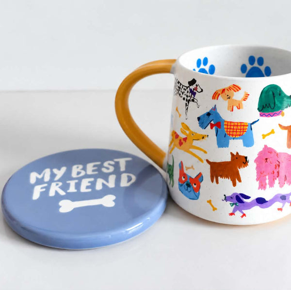 Tasse & sous-verre « Cool Dog Club » – Pour les pauses qui ont du chien !