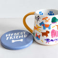 Tasse & sous-verre « Cool Dog Club » – Pour les pauses qui ont du chien !