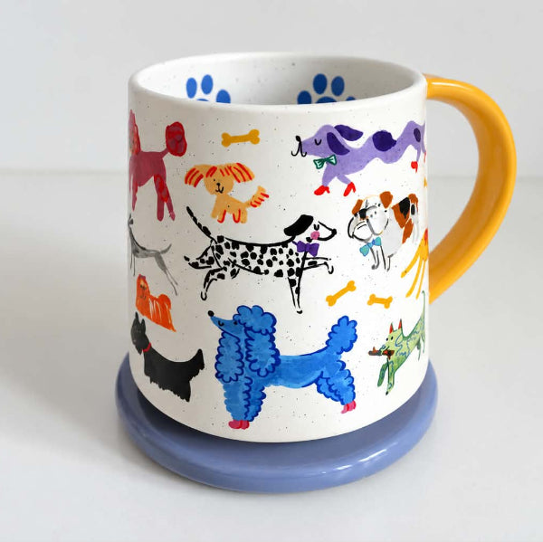 Tasse & sous-verre « Cool Dog Club » – Pour les pauses qui ont du chien !