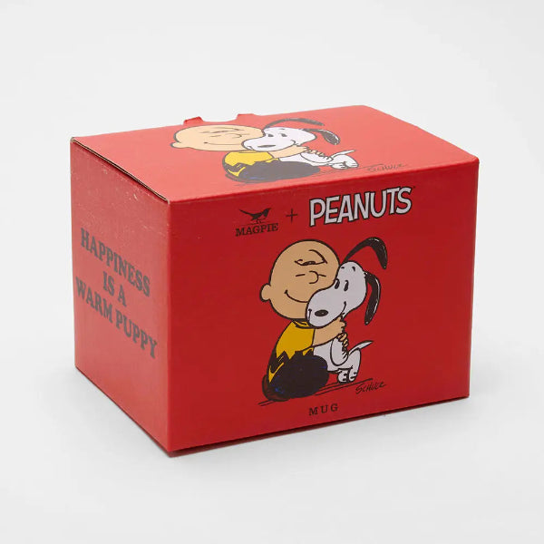 🐶 Mug Peanuts – « Le Bonheur, c'est un Chiot Chaud » avec Snoopy ☕