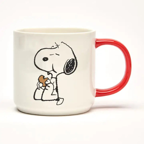 🐶 Mug Peanuts – Avec Compartiment à Biscuit & Snoopy ☕