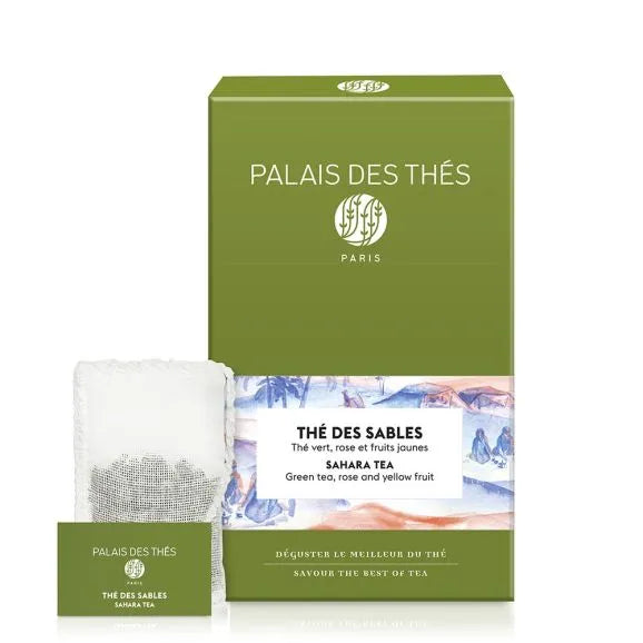 Thé des Sables Palais des Thés – thé vert fruité 20 sachets mousselines