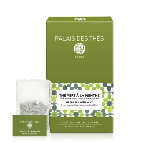 Thé vert à la menthe sachets mousselines x 20 - Palais des Thés