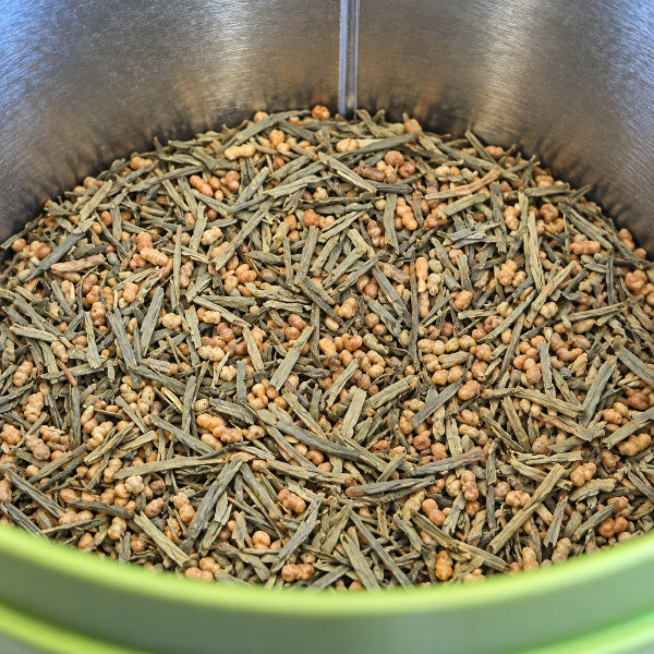 Genmaicha Matcha Bio – Thé vert japonais au riz grillé & matcha – 100 g