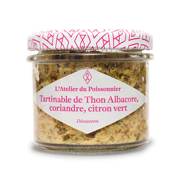 Rillettes de thon albacore coriandre & citron vert - L'Atelier du Poissonnier