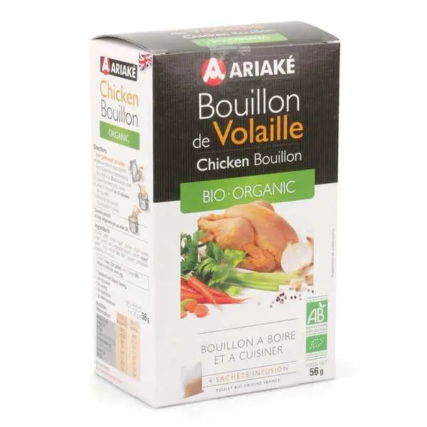 Bouillon de volaille bio à infuser - Ariake